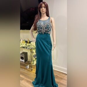 Ed young emerald dress